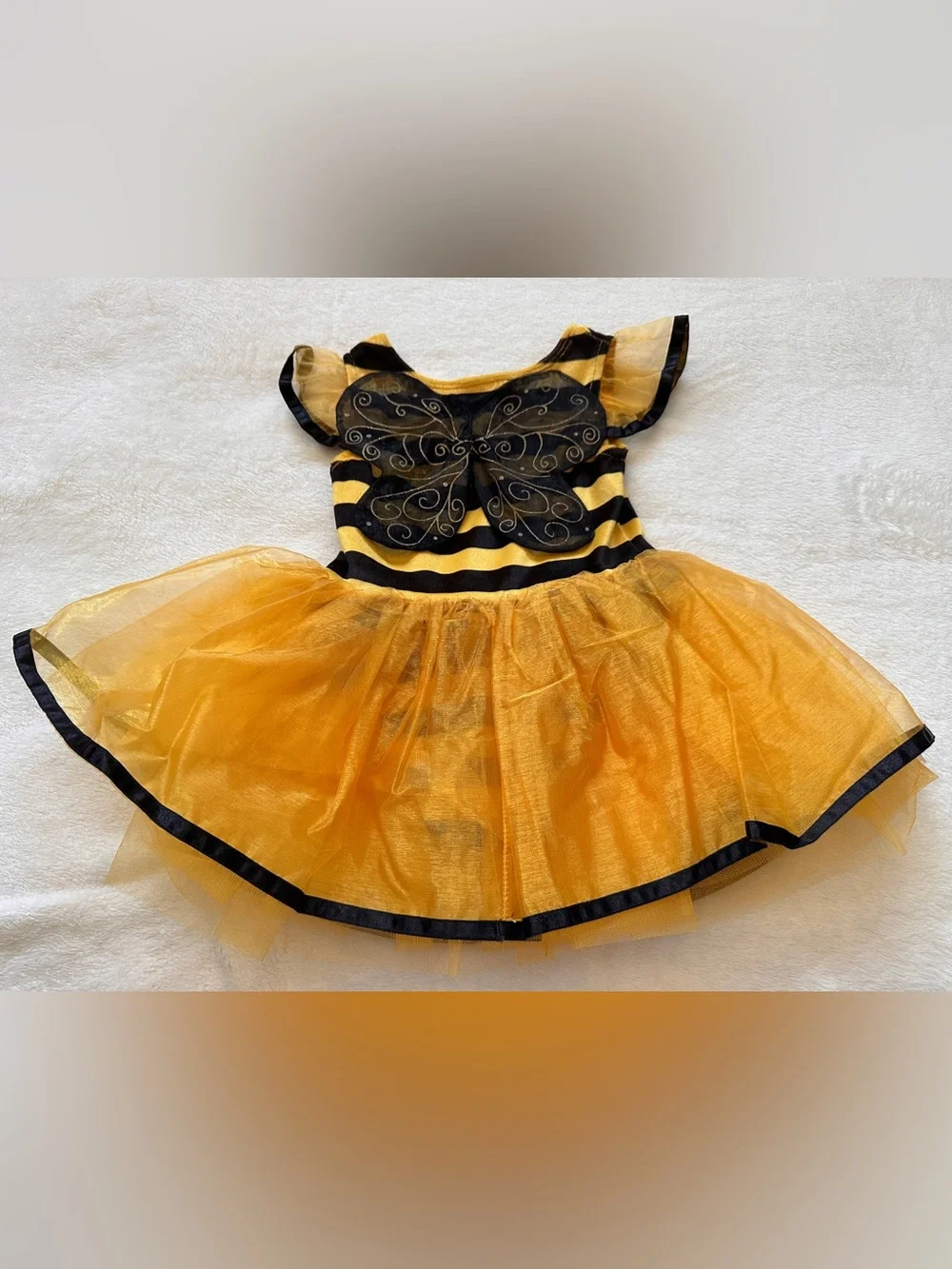 Gymboree Yellow and Black Bumble Bee Tutu Dress 12-18 months